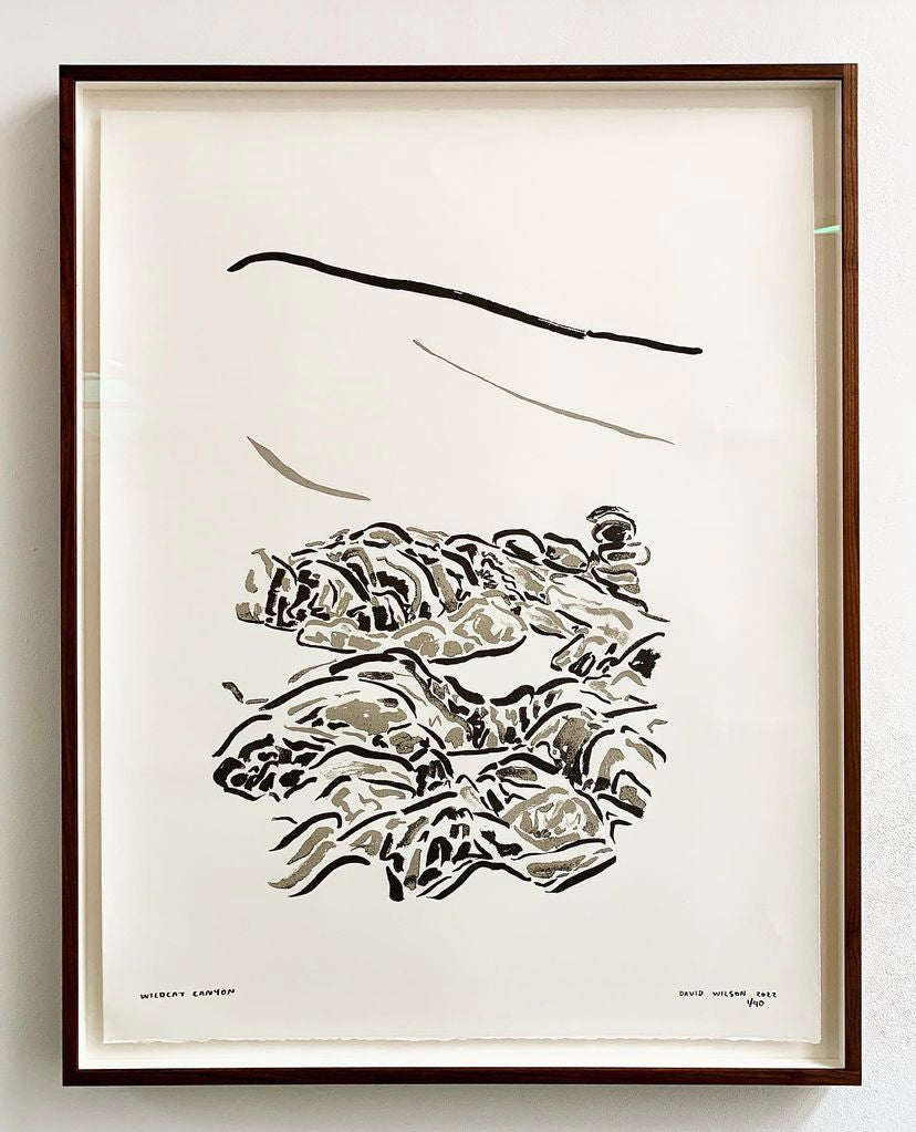 David Wilson “Wildcat Canyon” screen print edition of 40